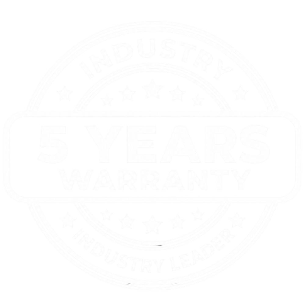 5 Year Warranty
